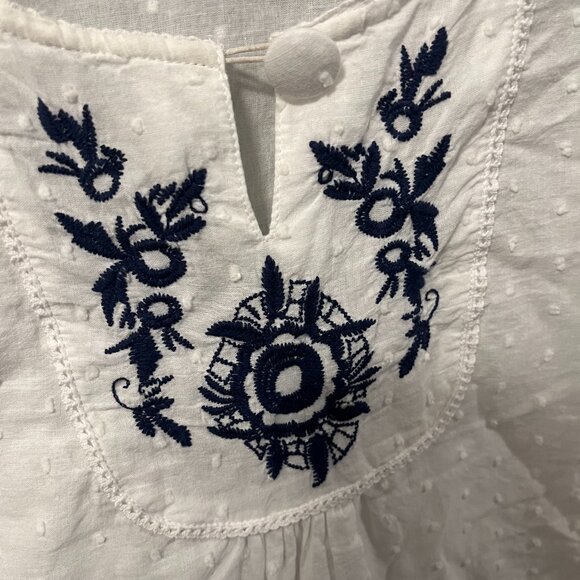 Belle Tweed Embroidered-Looking Blouse 26w/28W - Picture 2 of 4